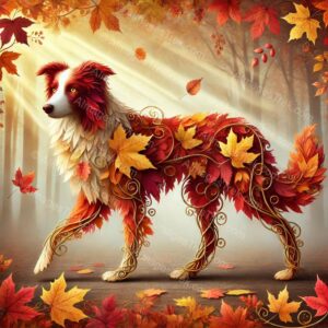 Autumn's Canine Spirit