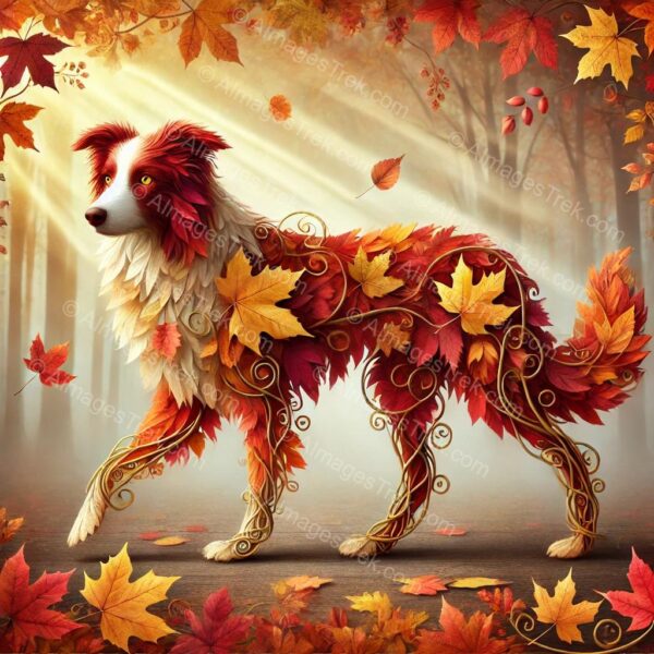 Autumn's Canine Spirit