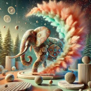 Elephant in a Dreamscape