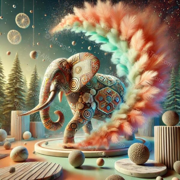 Elephant in a Dreamscape