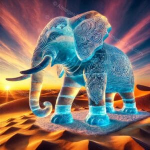 Frozen Majesty in the Desert