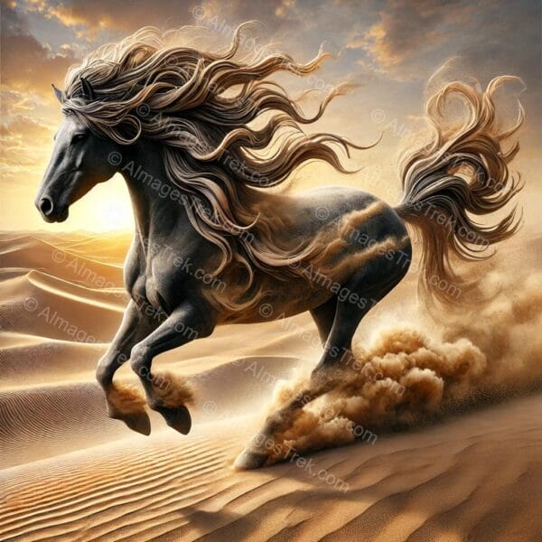 Gallop of the Desert Spirit