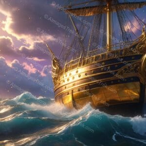 Golden Voyage at Dusk