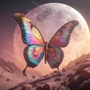 Lunar Flight of the Chromatic Butterfly