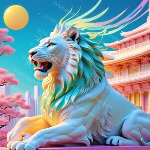 Majestic Guardian of the Rising Sun