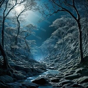 Moonlit Whispers of the Forest