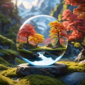 Sphere of Autumn Serenity