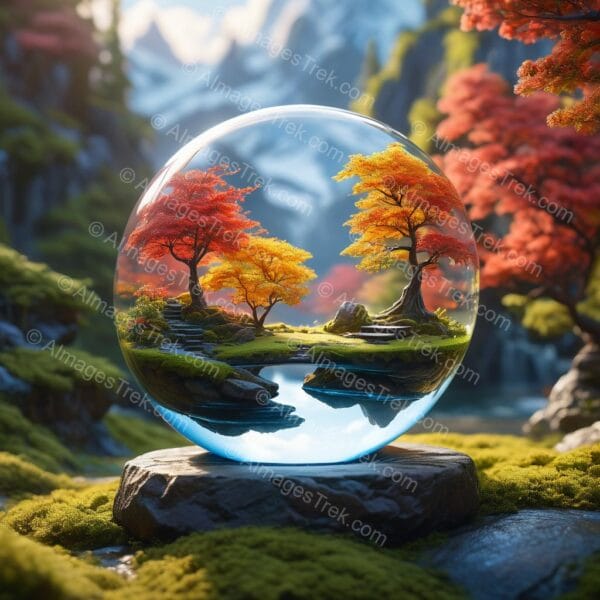 Sphere of Autumn Serenity