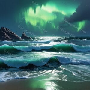 Aurora's Ocean Symphony
