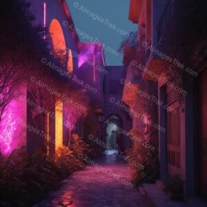 Neon Twilight Passage