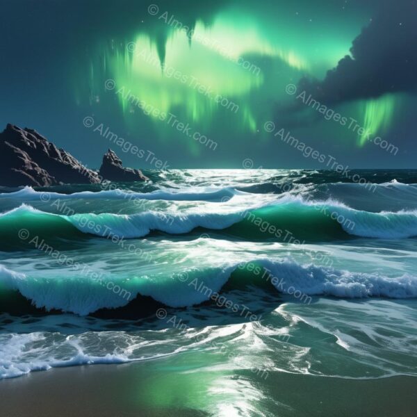 Aurora's Ocean Symphony